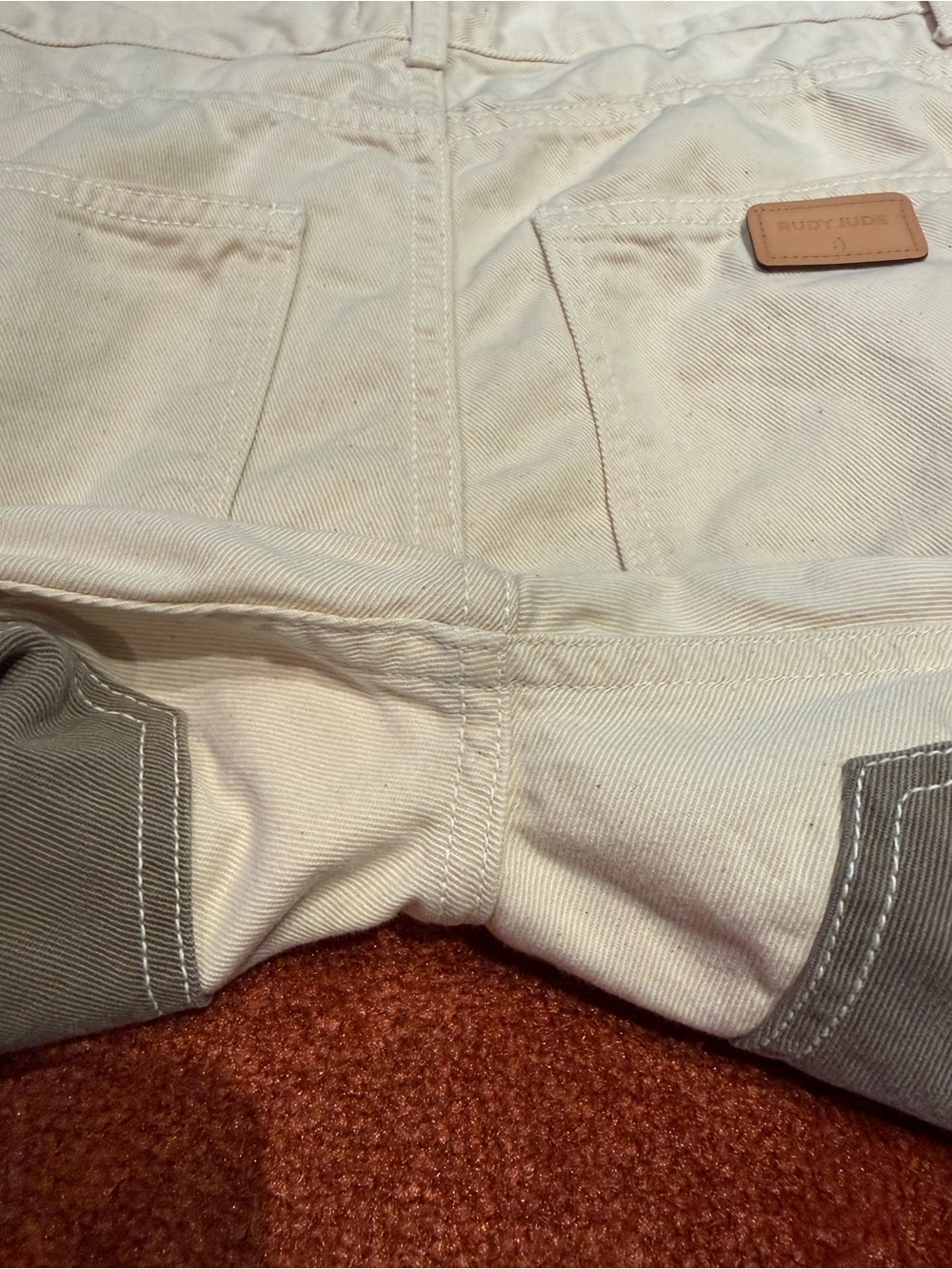 Rudy Jude Two-Tone Gray and Cream Women Jeans - Picture 9 of 9